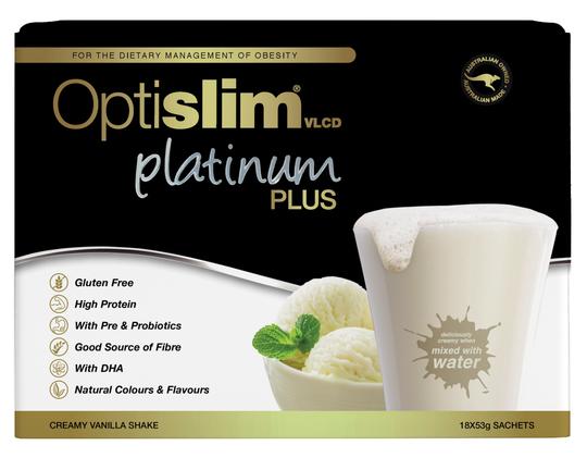 Optislim VLCD Meal Replacement Shake Platinum Plus Vanilla 53g